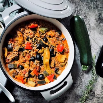griechischer hackfleischeintopf - rezept -die frau am grill