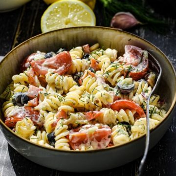 griechischer nudelsalat rezept