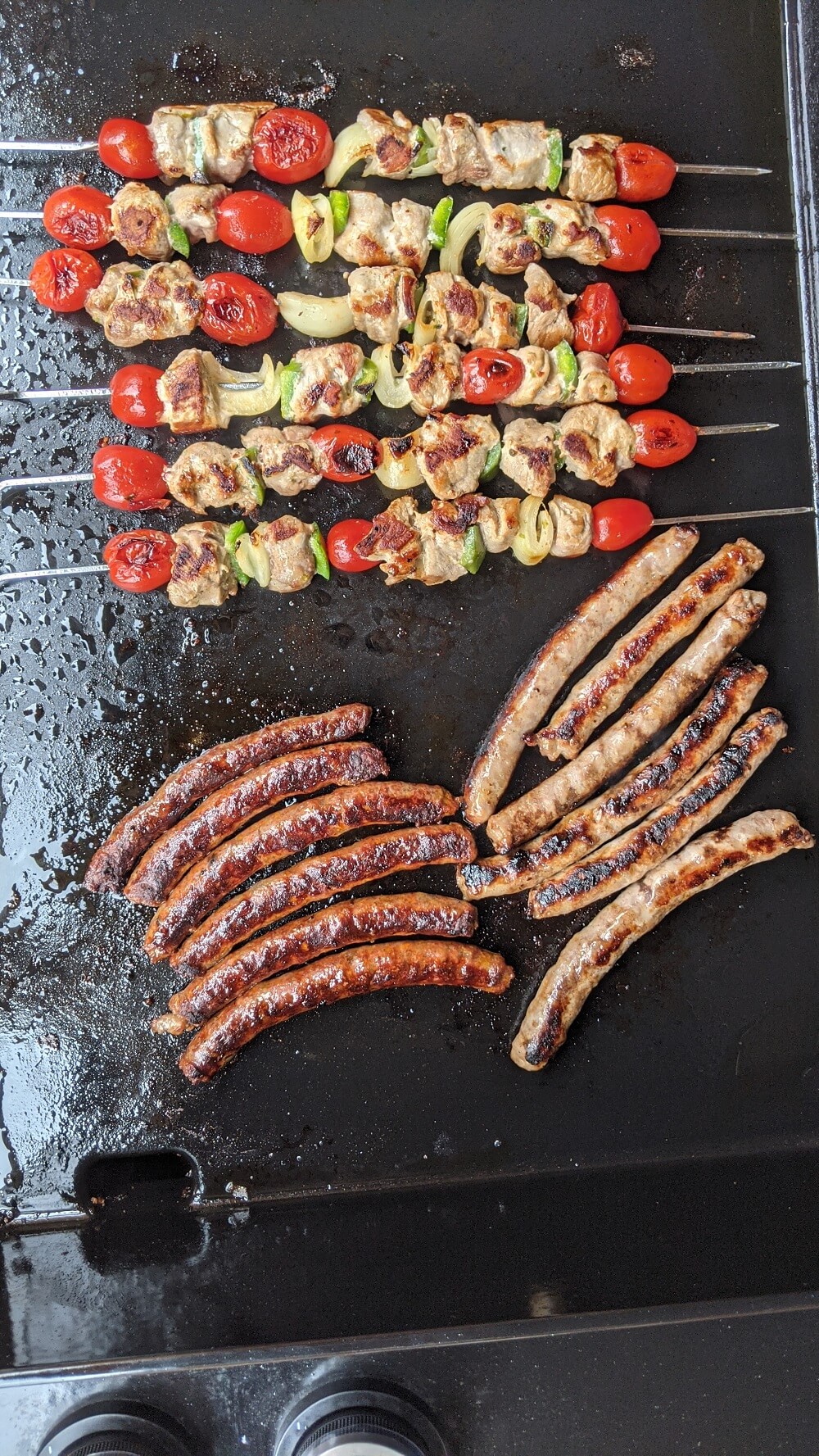 grillgut auf plancha