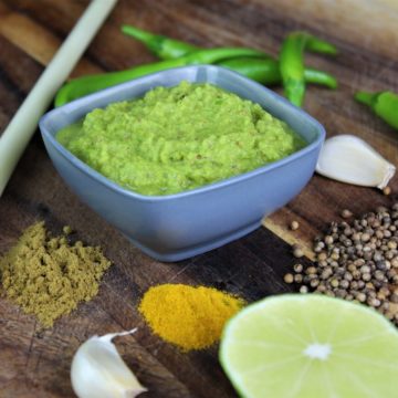 gruene currypaste selber machen - rezept - die frau am grill