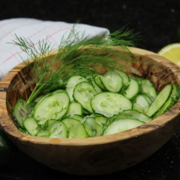 gurkensalat mit dill rezept - die frau am grill
