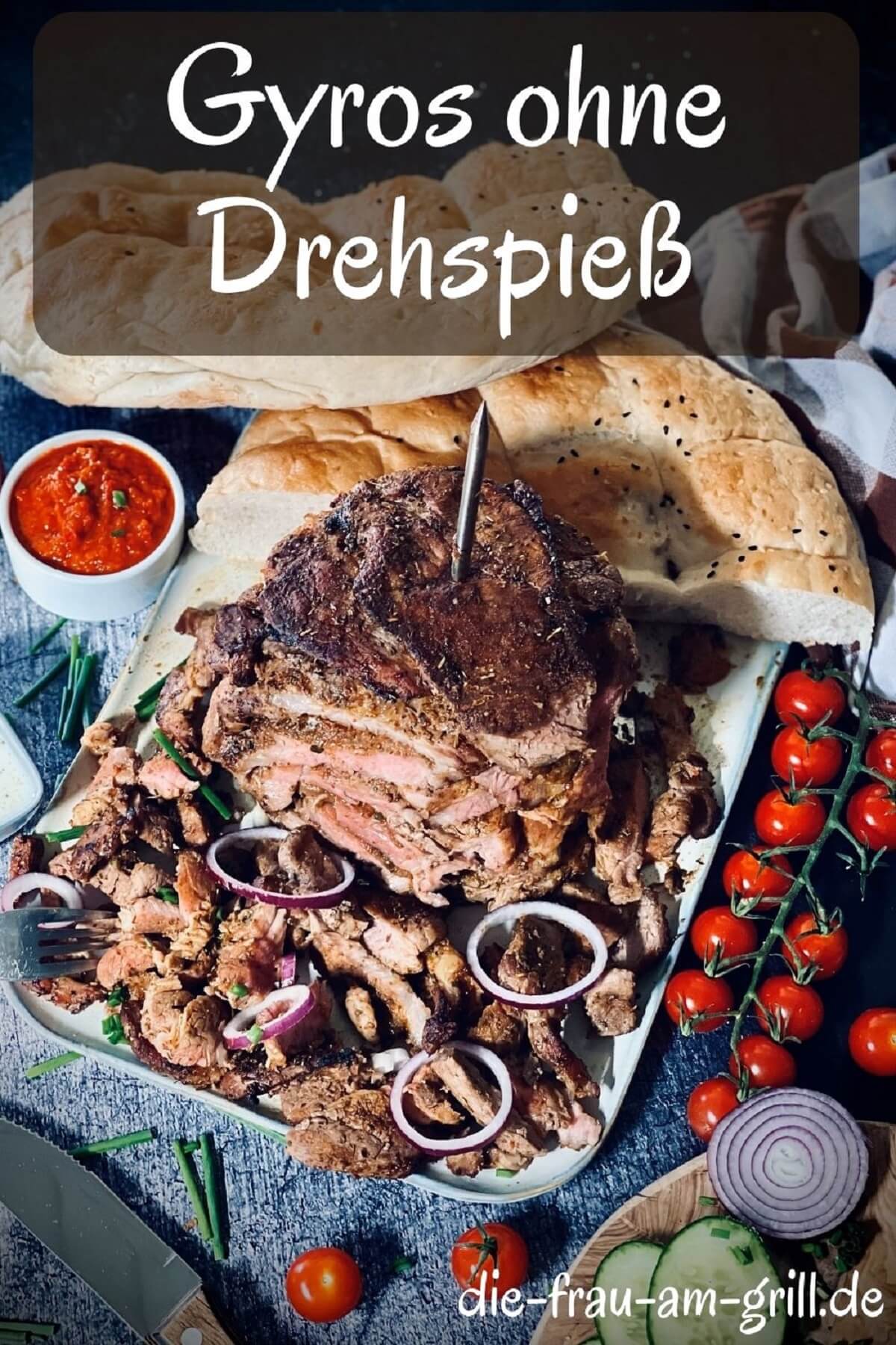 gyros grillen ohne rotisserie und drehspiess