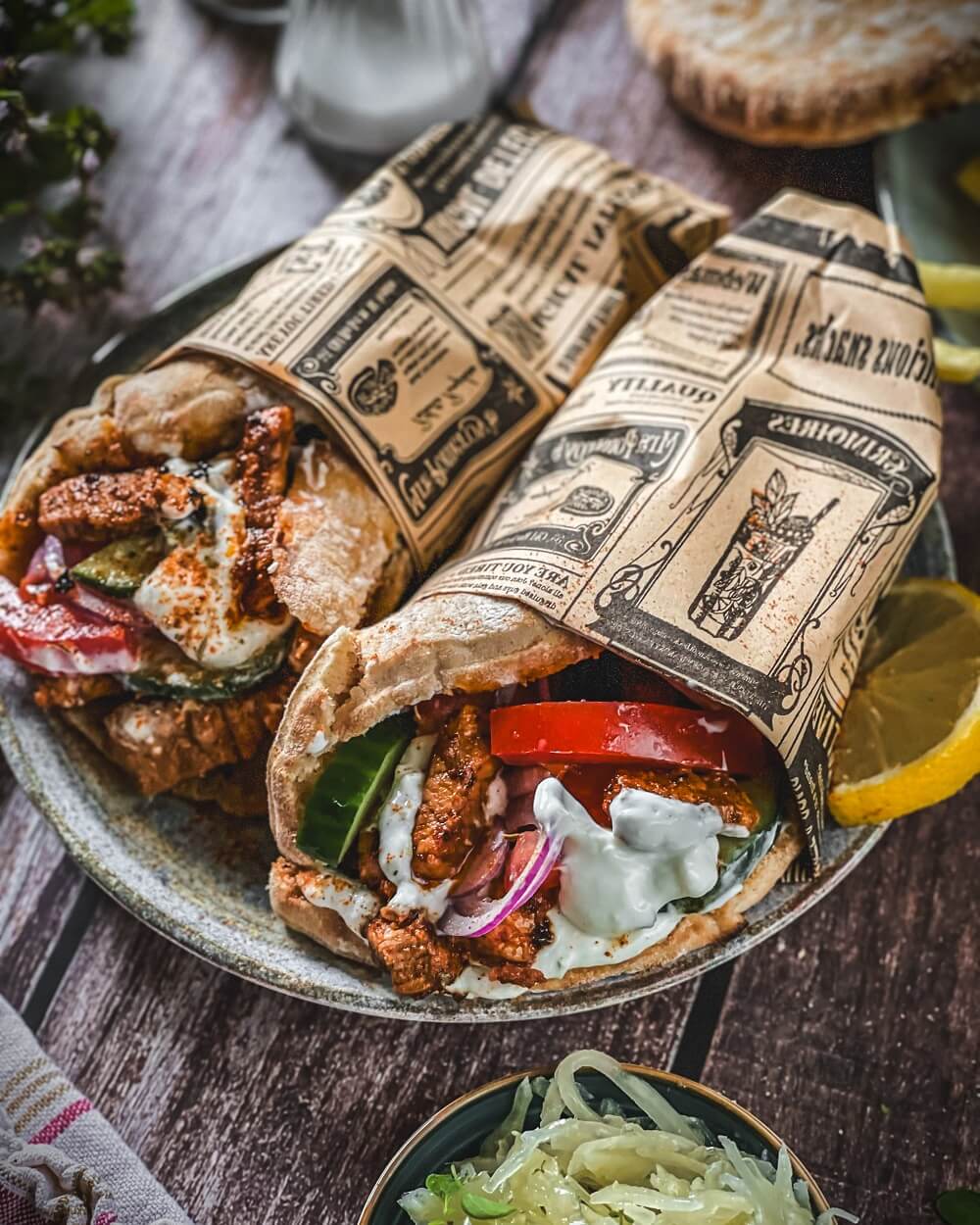 gyros pita rezept
