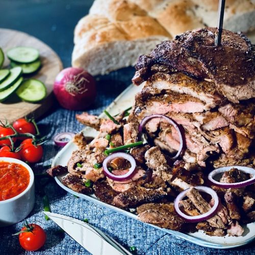gyrosspiess grillen ohne rotisserie