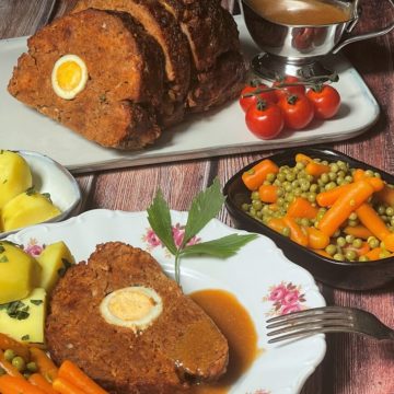 hackbraten mit ei - falscher hase