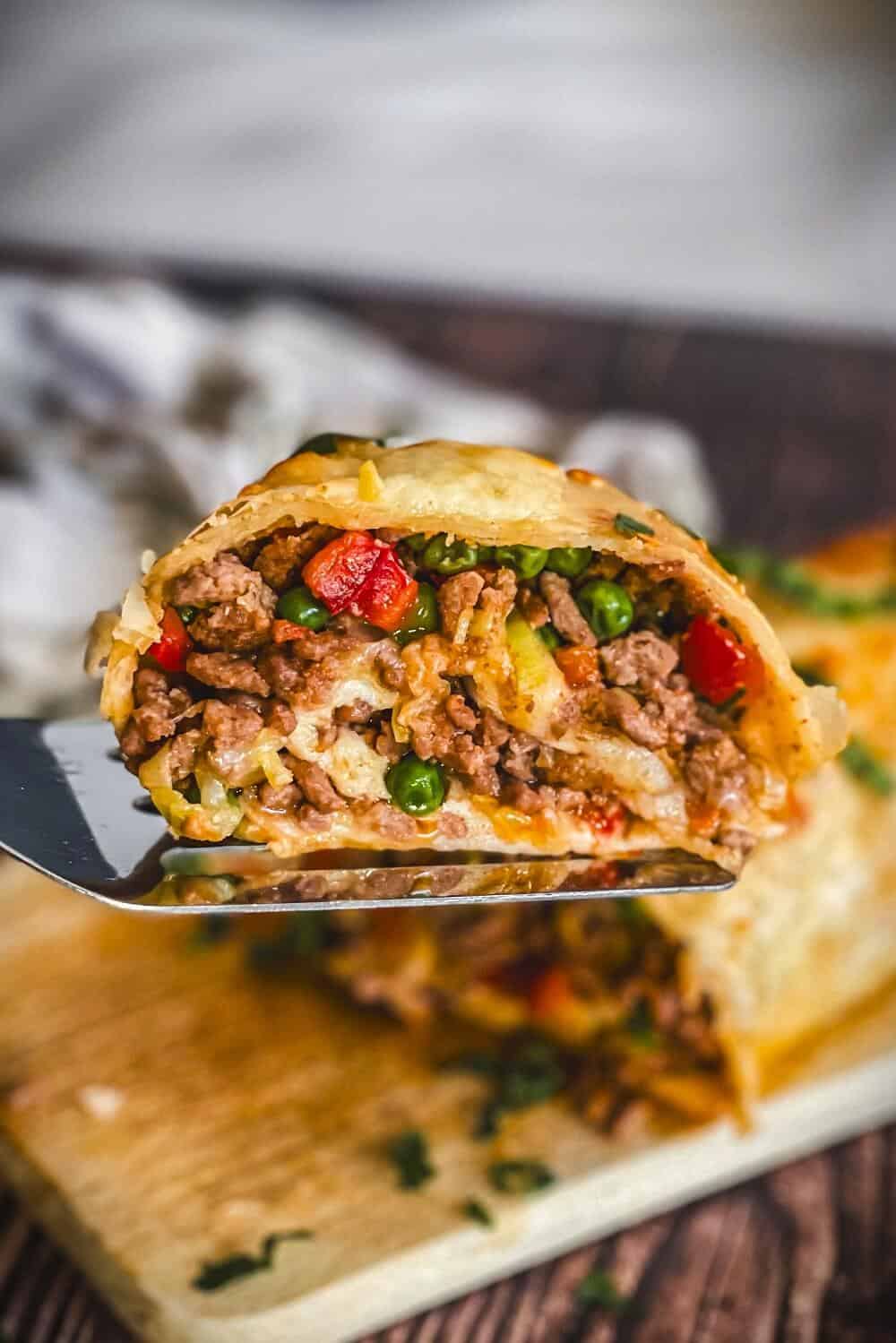 hackfleisch blaetterteig