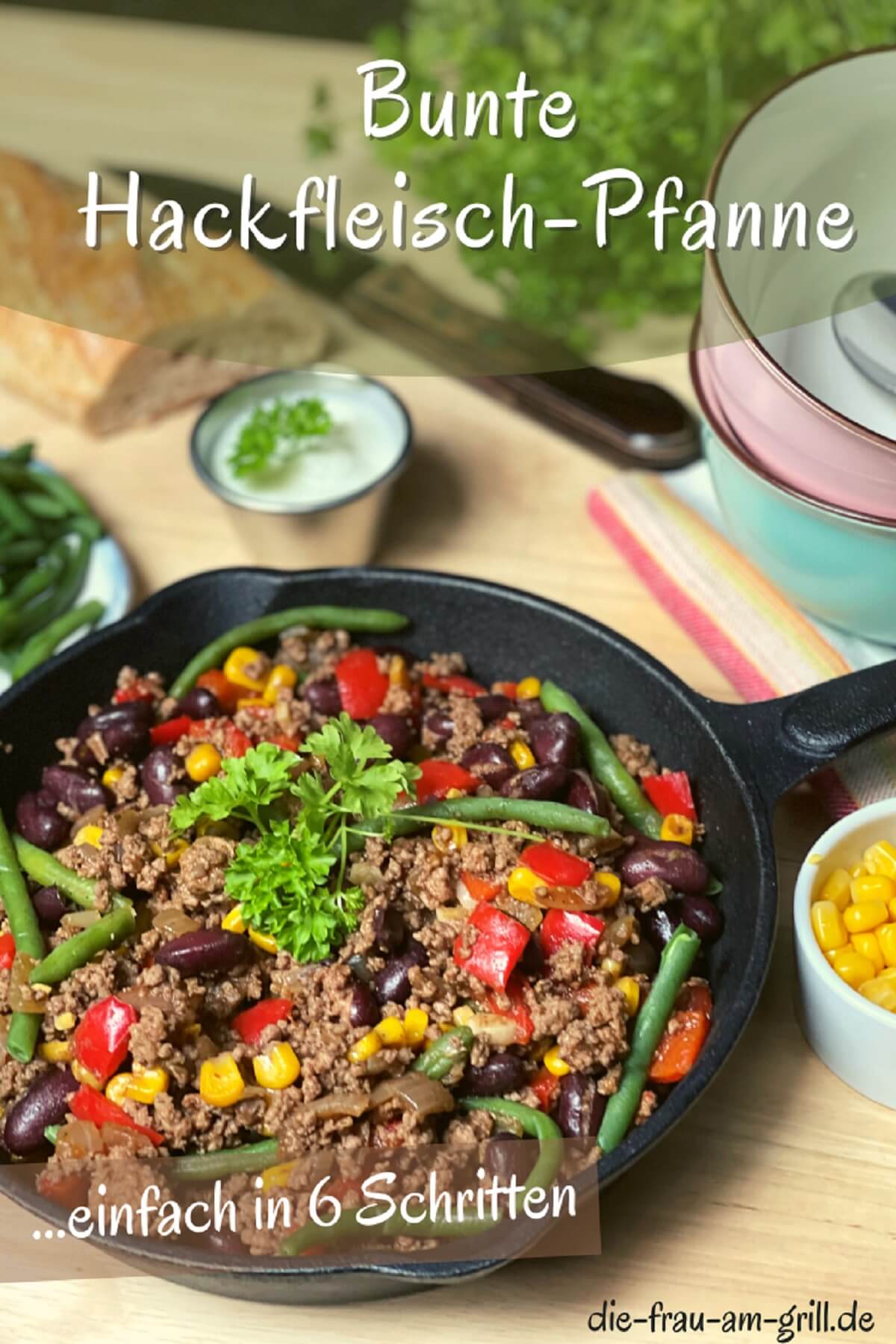 hackfleisch pfanne pin
