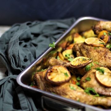 haehnchenkeulen im backofen - rezept - die frau am grill