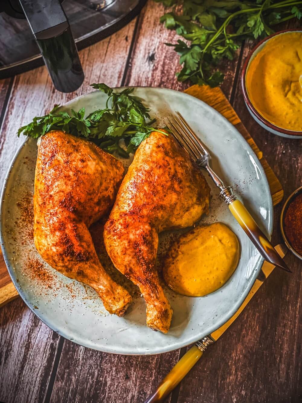 haehnchenschenkel airfryer