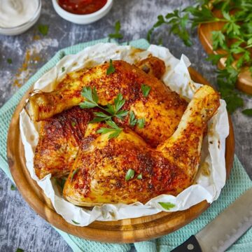 haehnchenschenkel im backofen