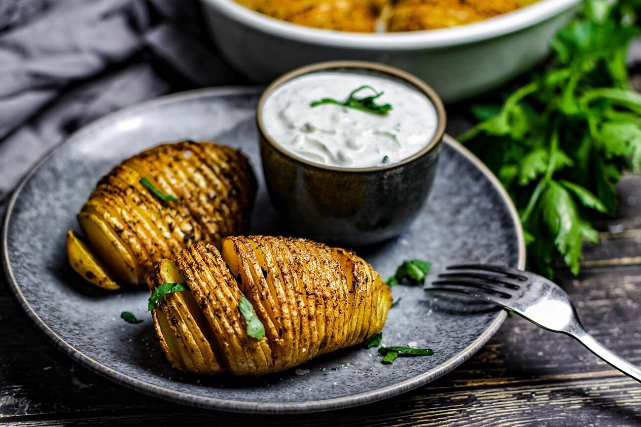 hasselback kartoffeln rezept - die frau am grill