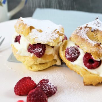 himbeer windbeutel backen - rezept - die frau am grill