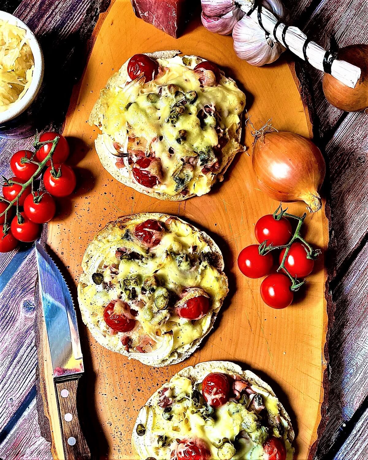 huettenfladen mit kaese