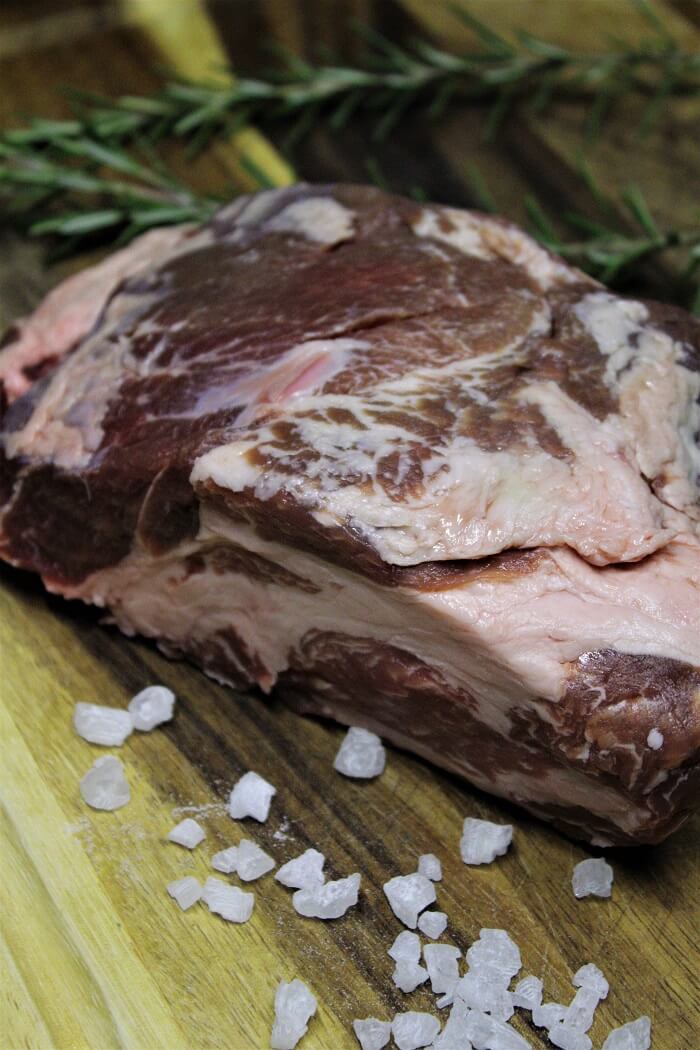 iberico nacken im stueck - die frau am grill