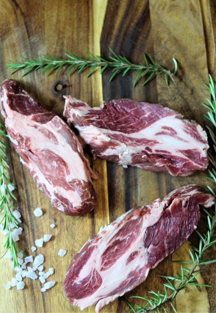 iberico steaks - die frau am grill