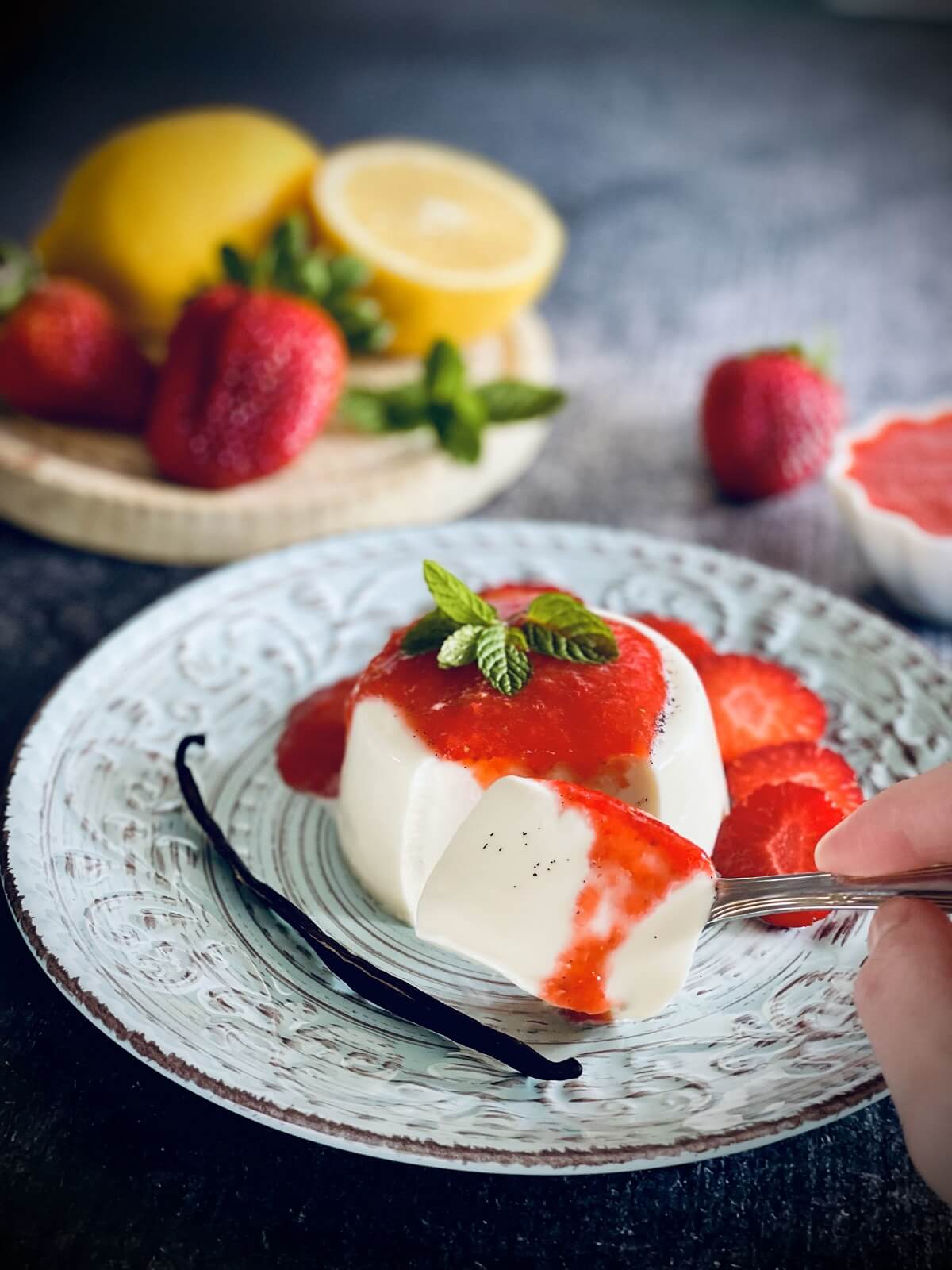 italienisches panna cotta