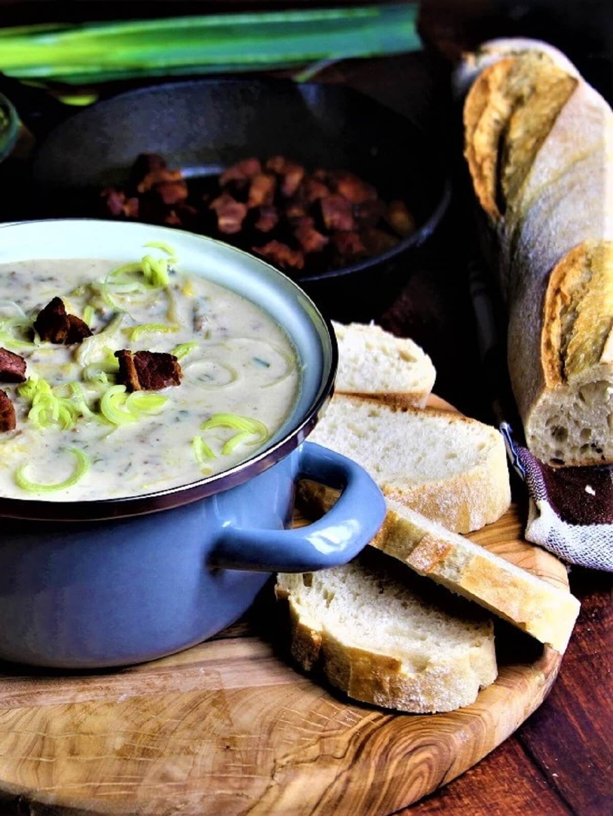 kaesesuppe mit hackfleisch