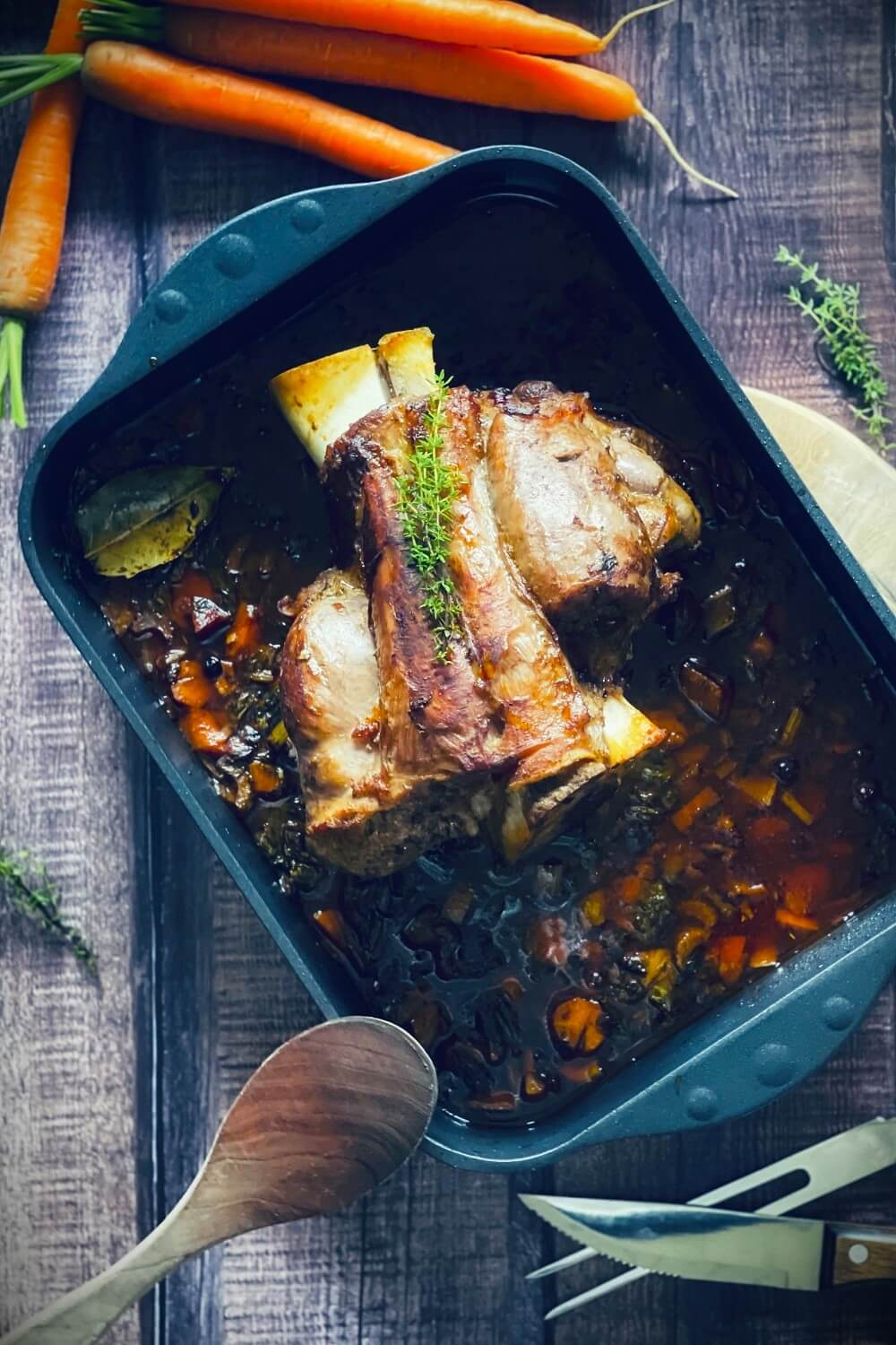 kalbshaxe im backofen