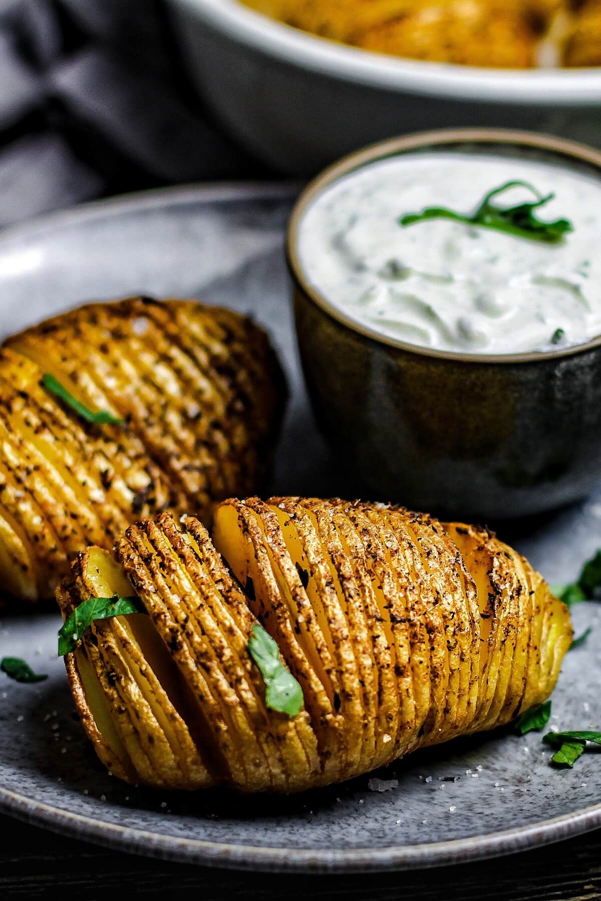 kartoffel hasselback style