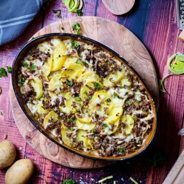 kartoffelauflauf mit hackfleisch rezept