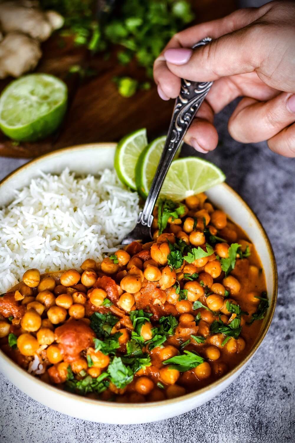 kichererbsen curry rezept