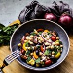 kichererbsen salat rezept - die frau am grill