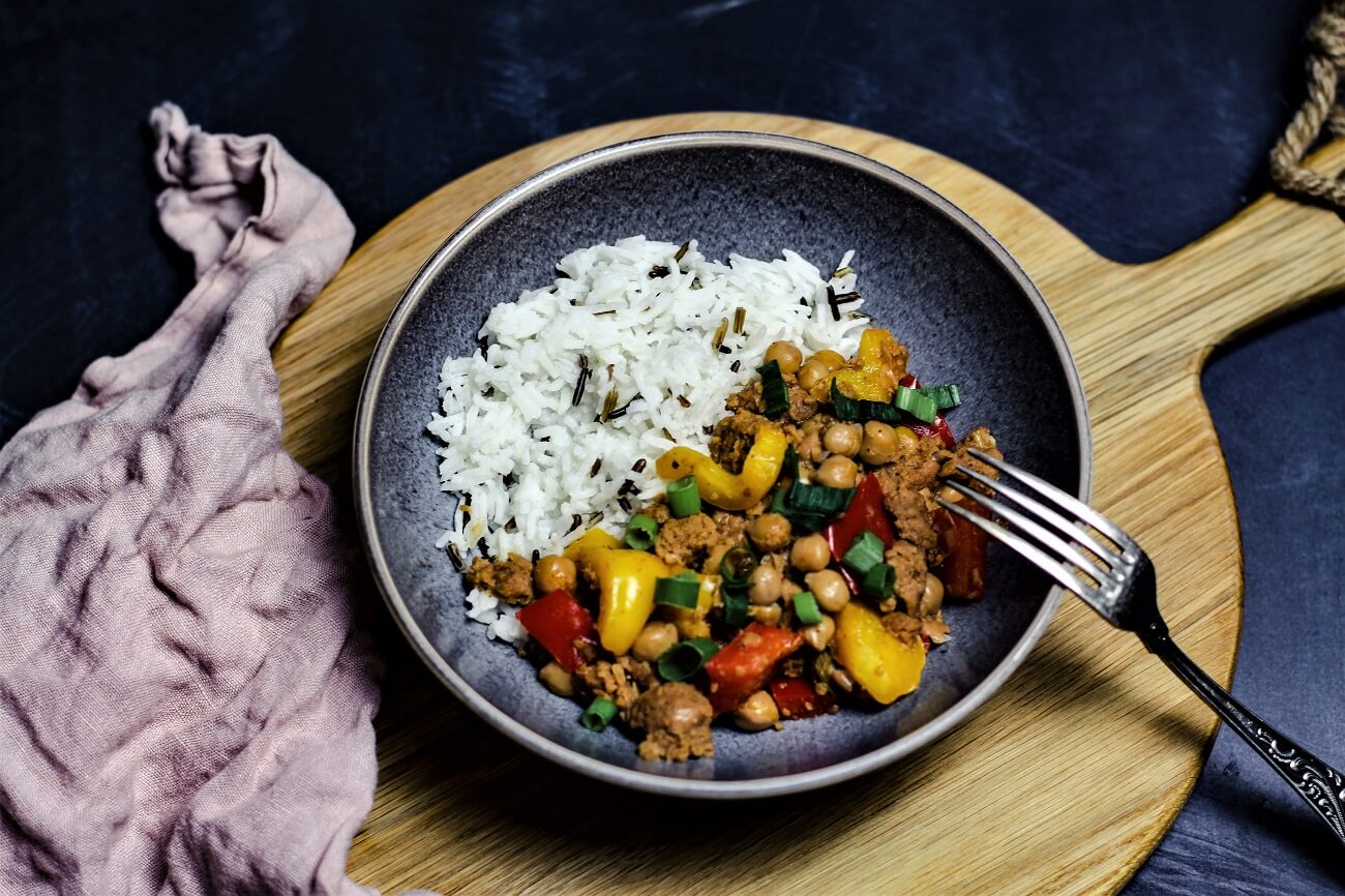 kichererbsenpfanne - rezept - die frau am grill