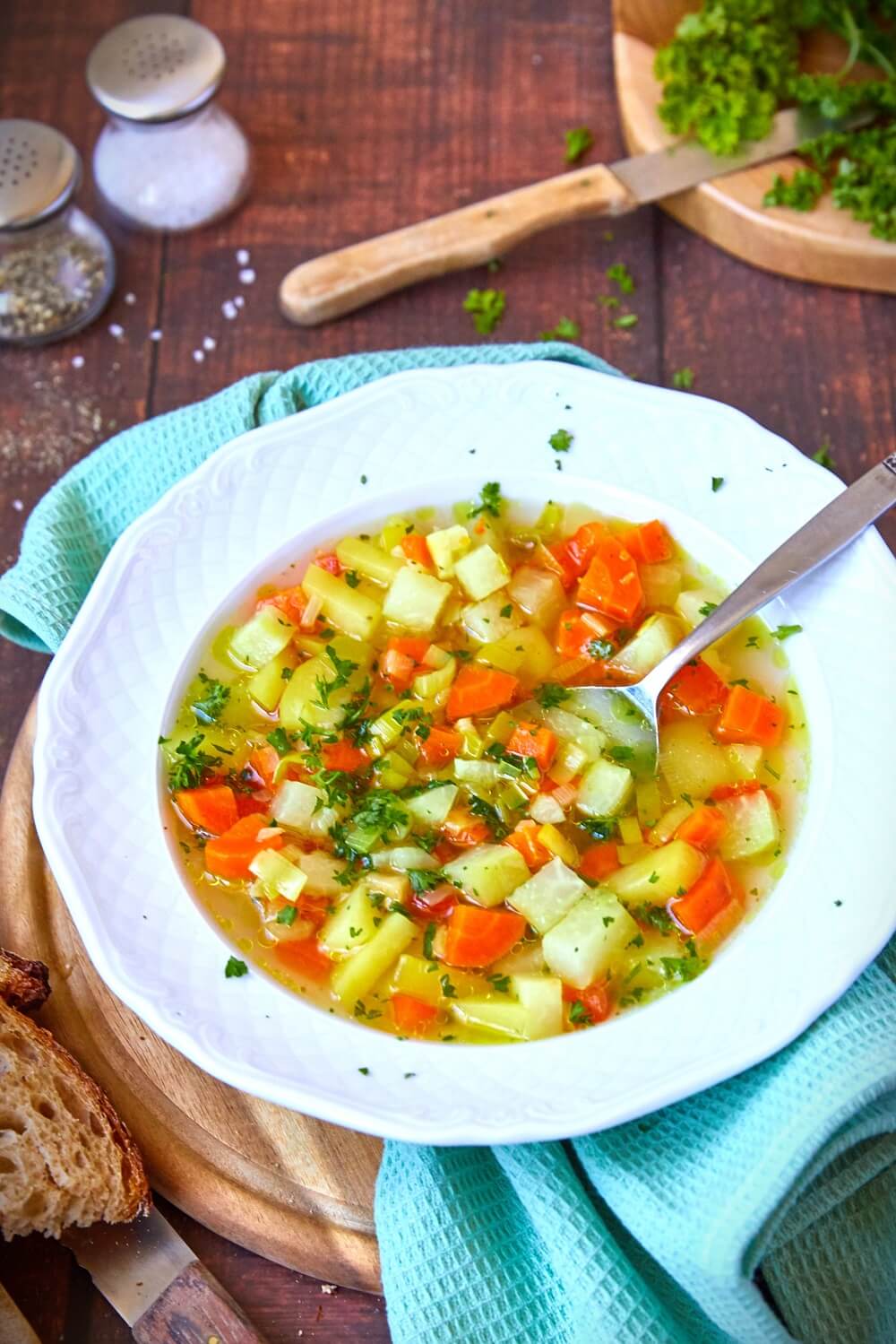 klassische gemuesesuppe