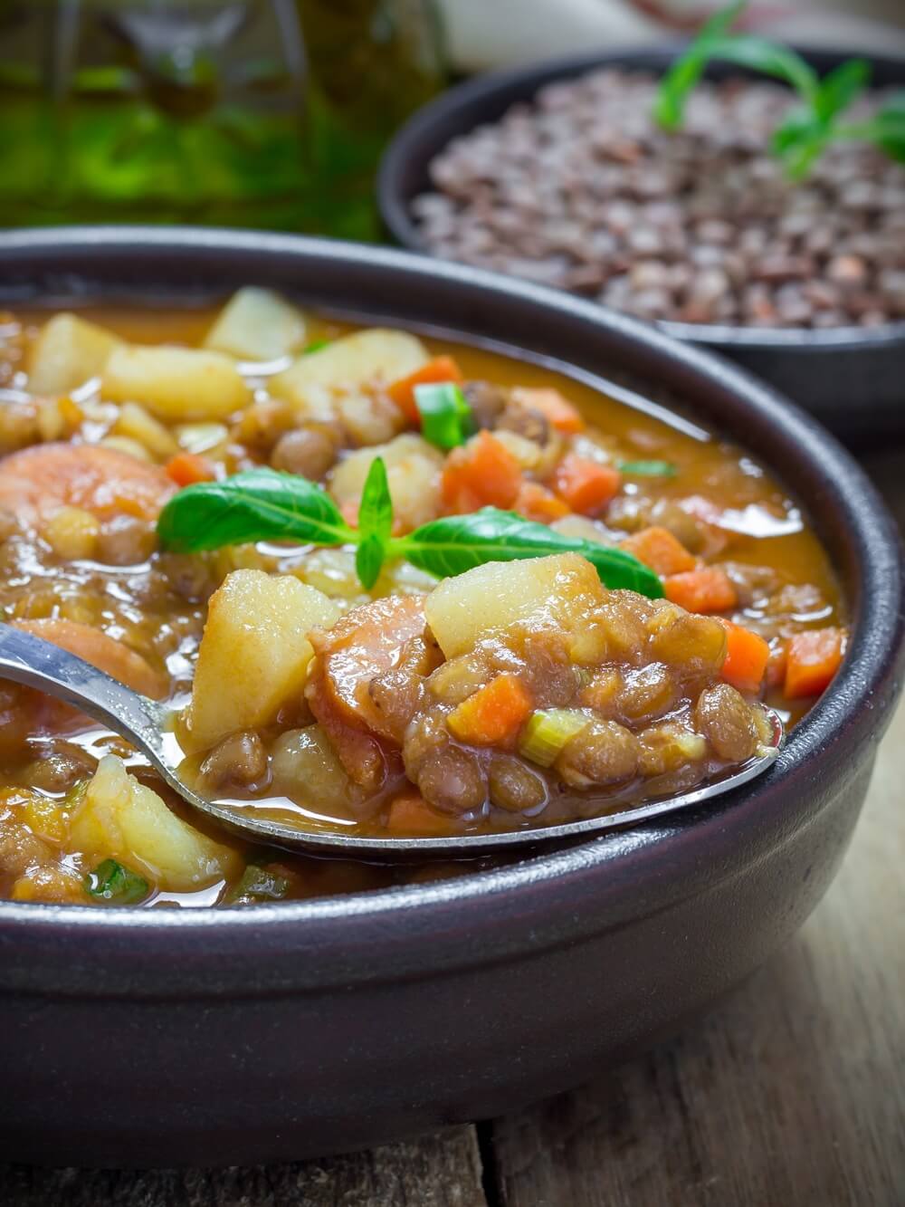 klassische linsensuppe