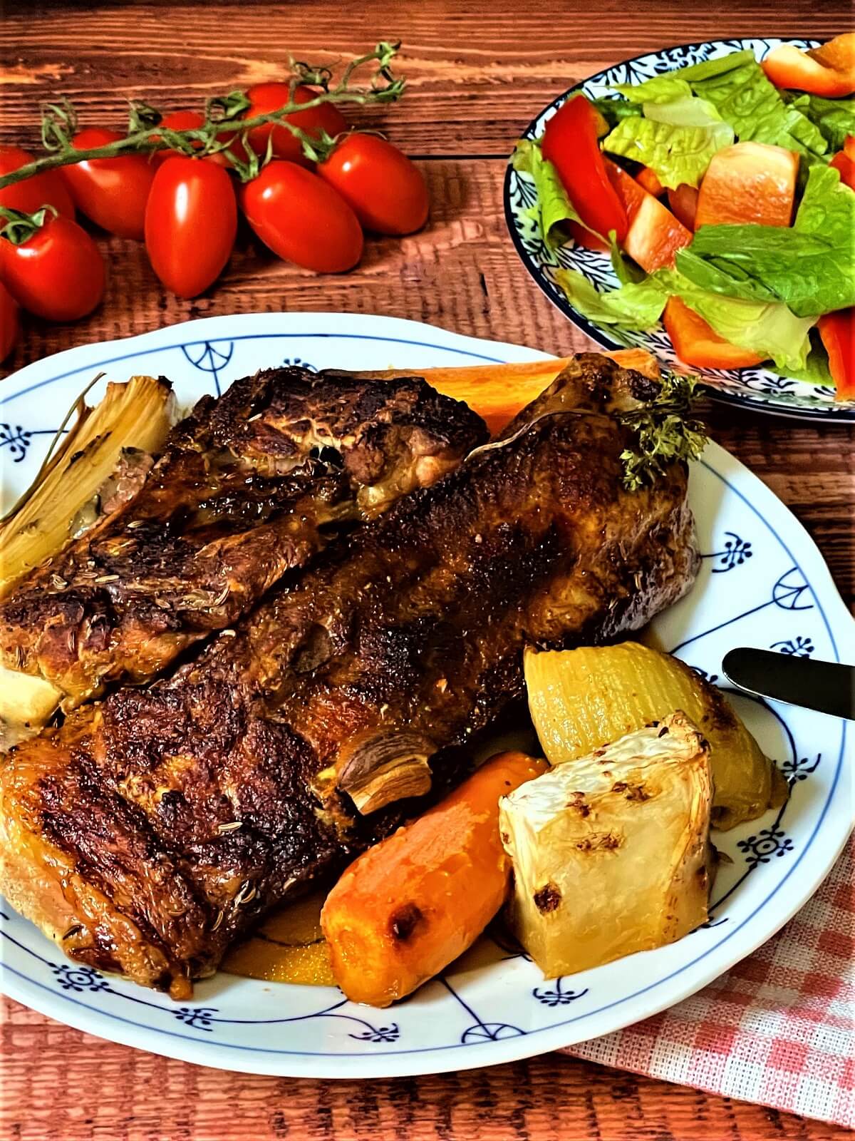 knochen gebraten