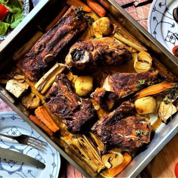 knochenbraten rezept