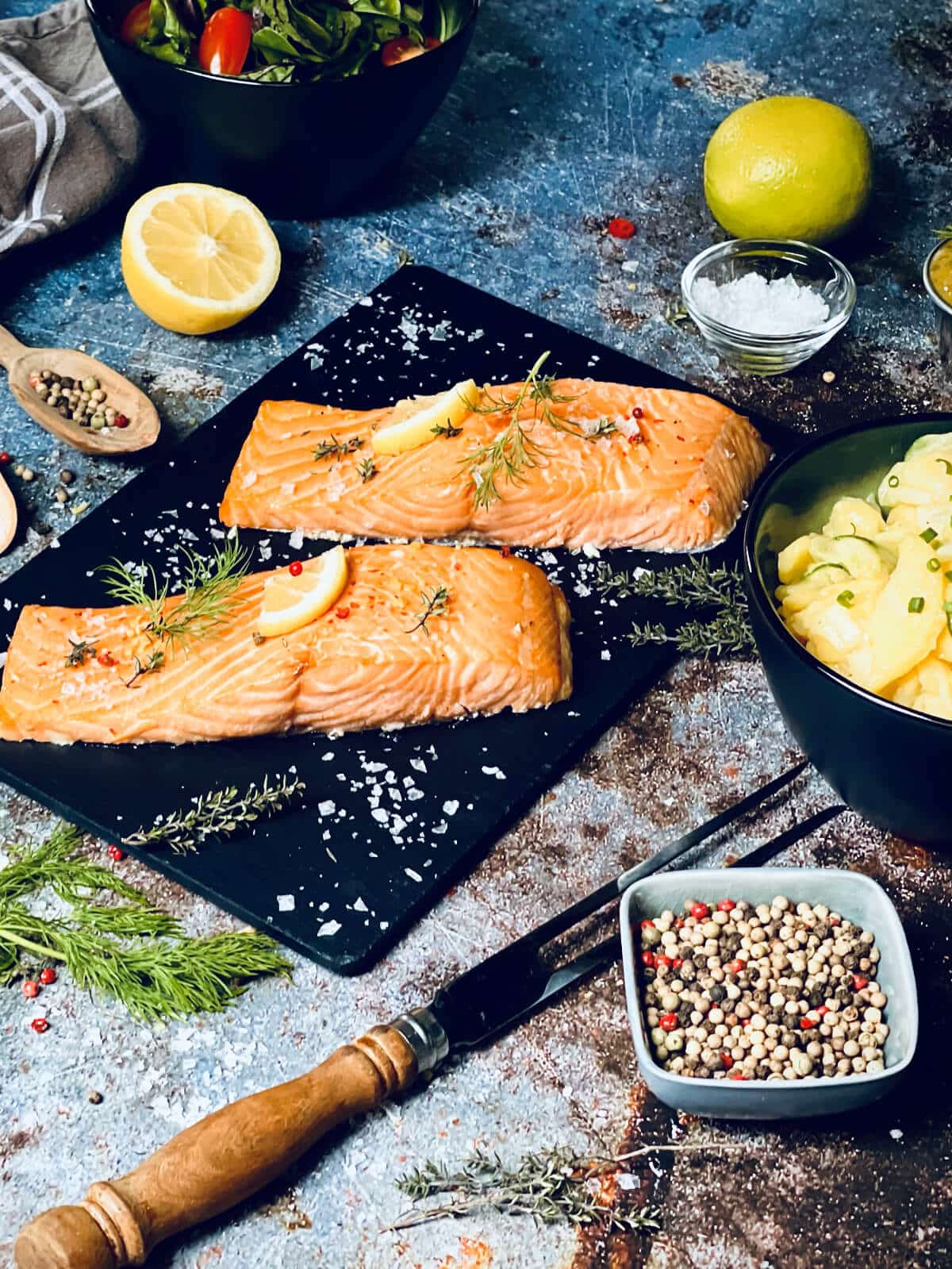 lachs grillen temperatur