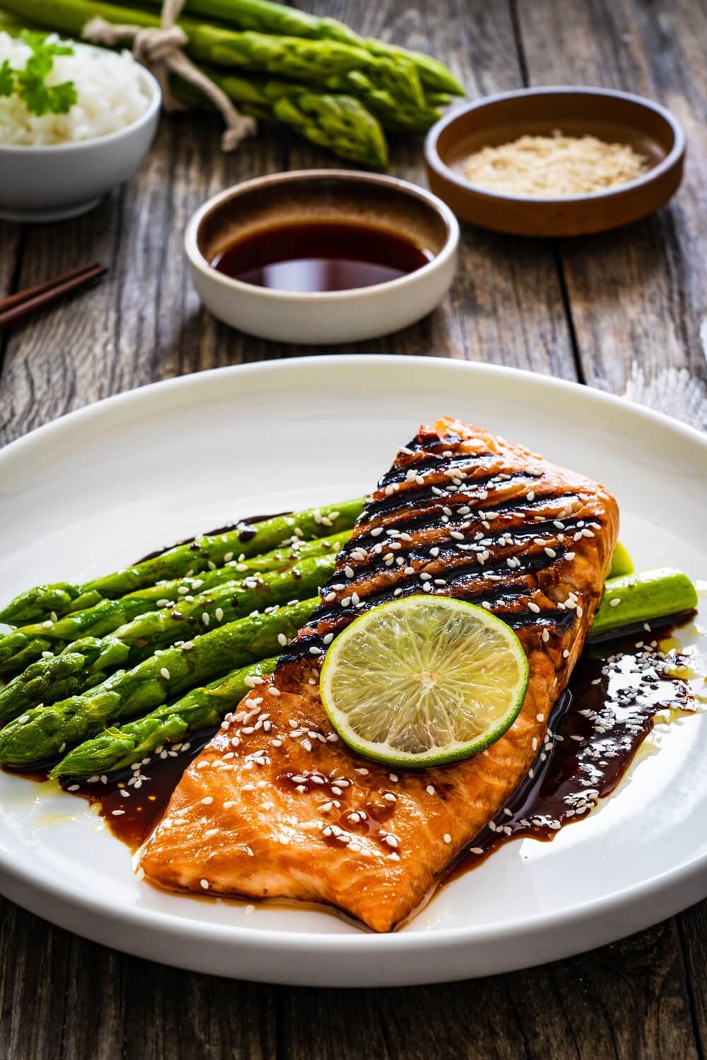 lachs teriyaki