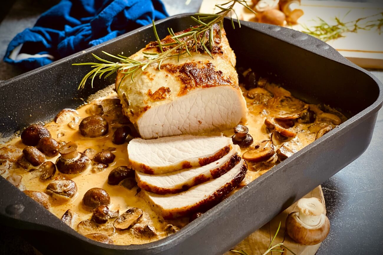 Schweinelachsbraten | magerer & saftiger Schweinebraten