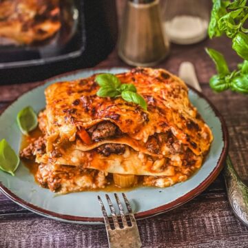 lasagne aus der heissluftfritteuse