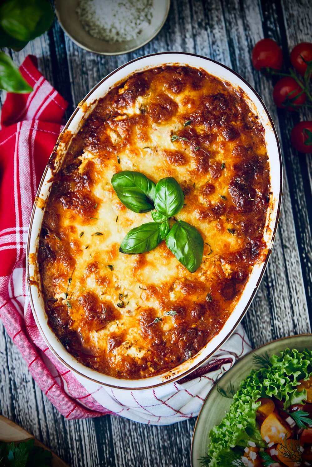 lasagne mit zucchini machen