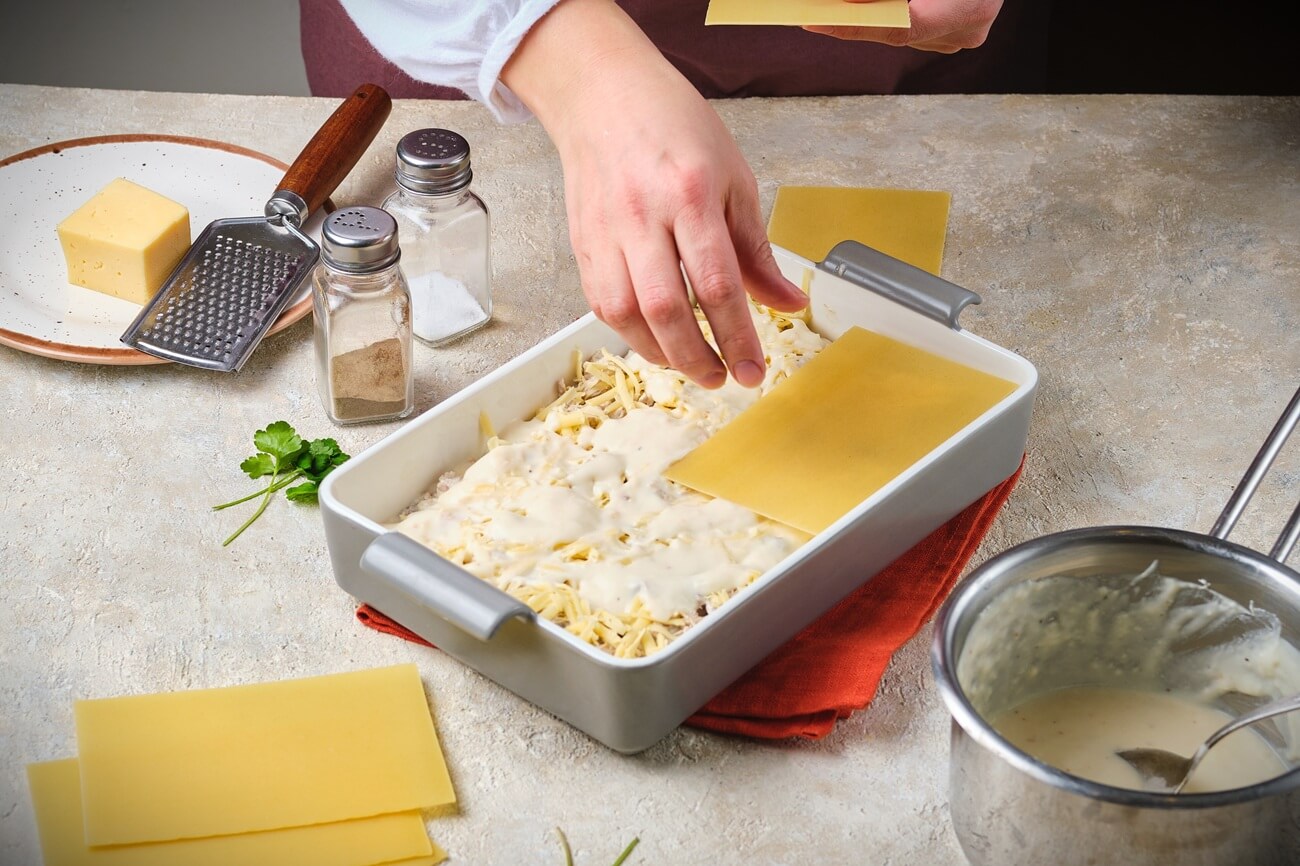 lasagne schichten