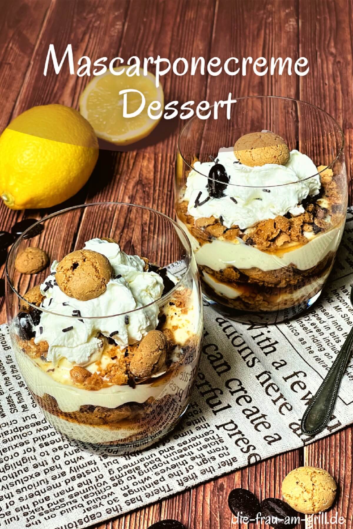 mascarponecreme mit amarettini