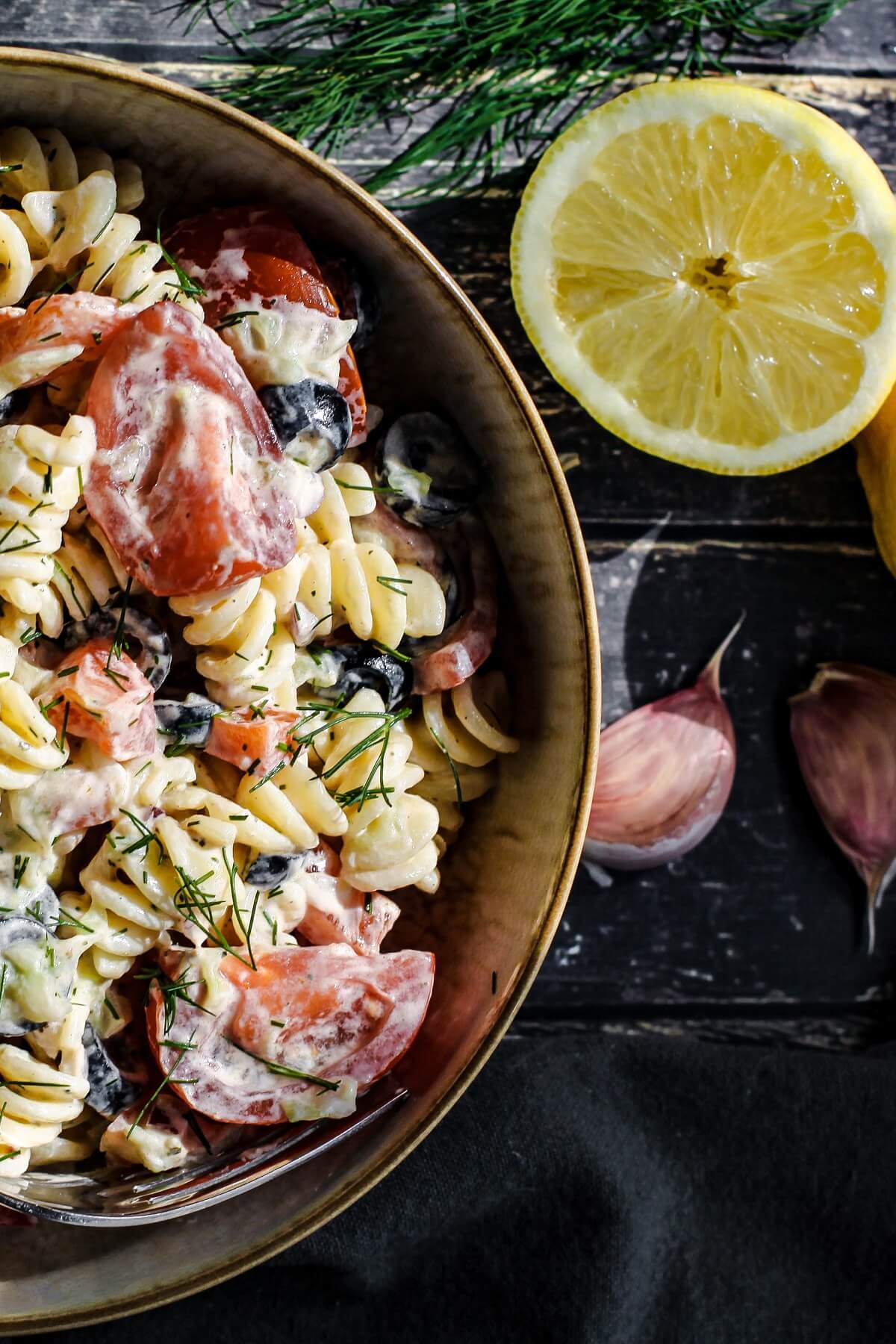 mediterraner nudelsalat