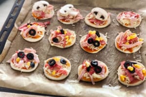 mini pizza zubereitung schritt 4