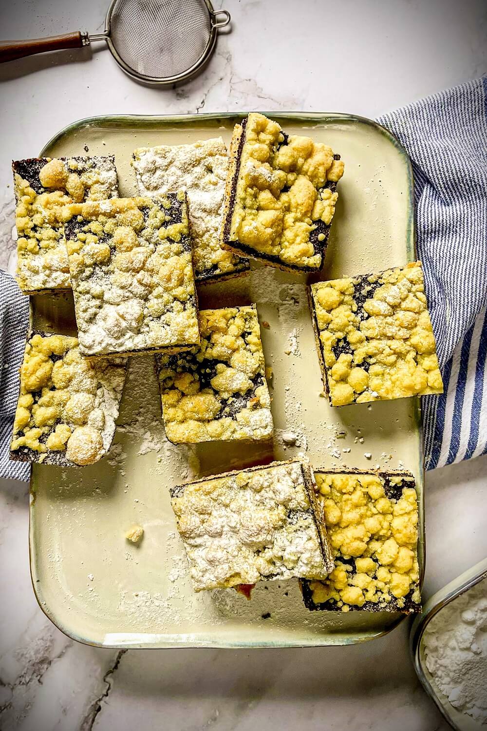 mohnkuchen vom blech mit streuseln