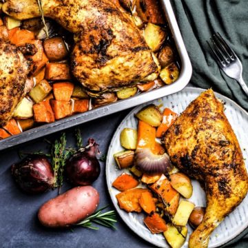 ofenhaehnchen mit gemuese rezept