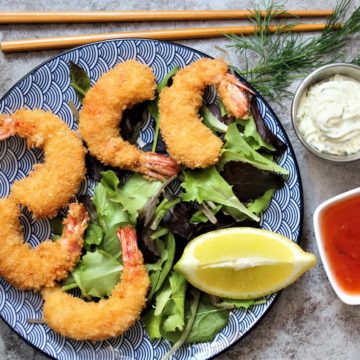 panierte garnelen rezept - die frau am grill