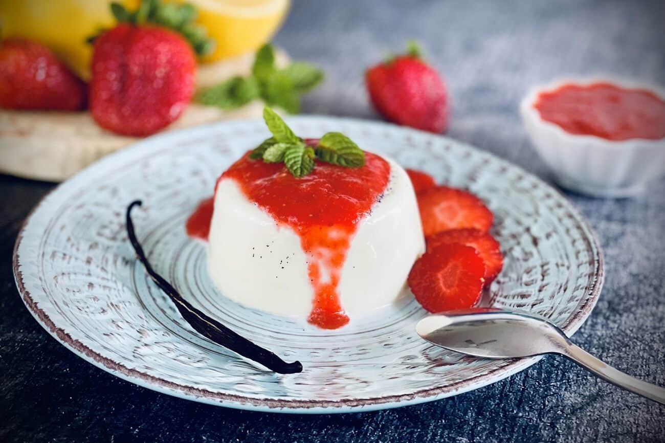 panna cotta rezept