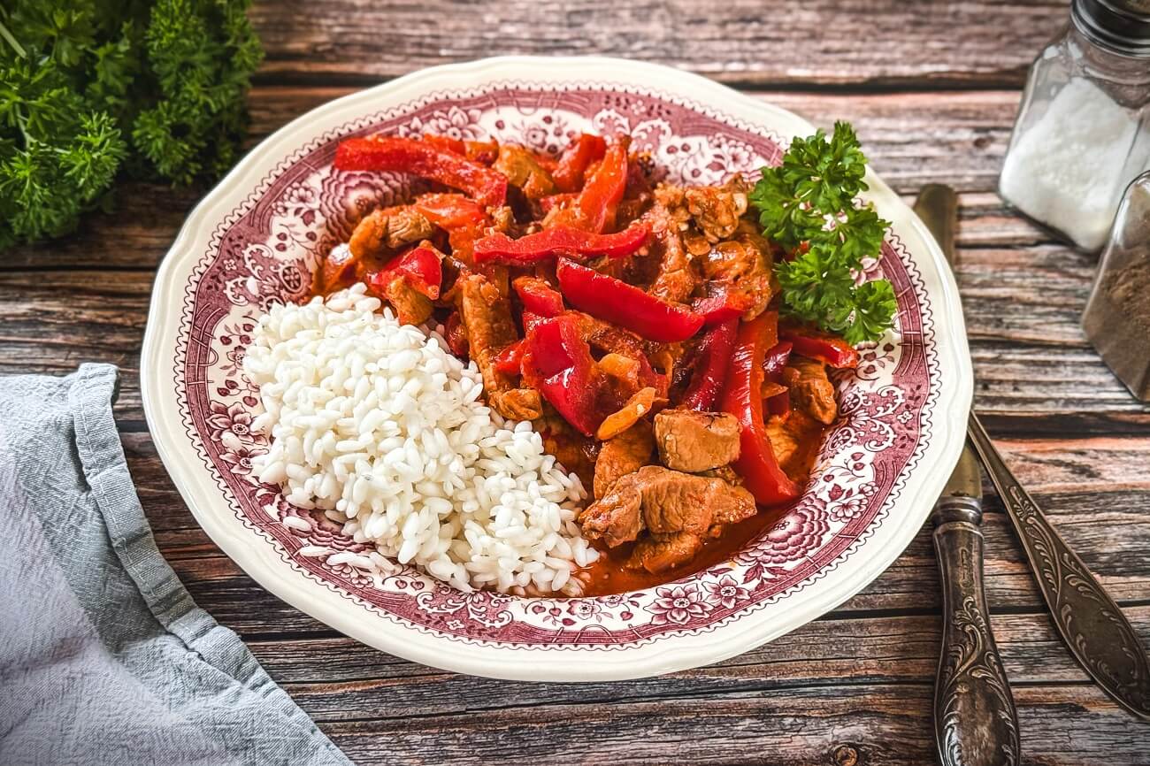 Paprika Geschnetzeltes