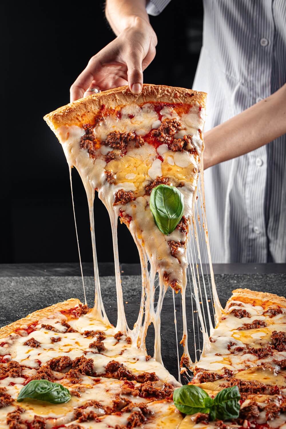 perfekter pizza kaese