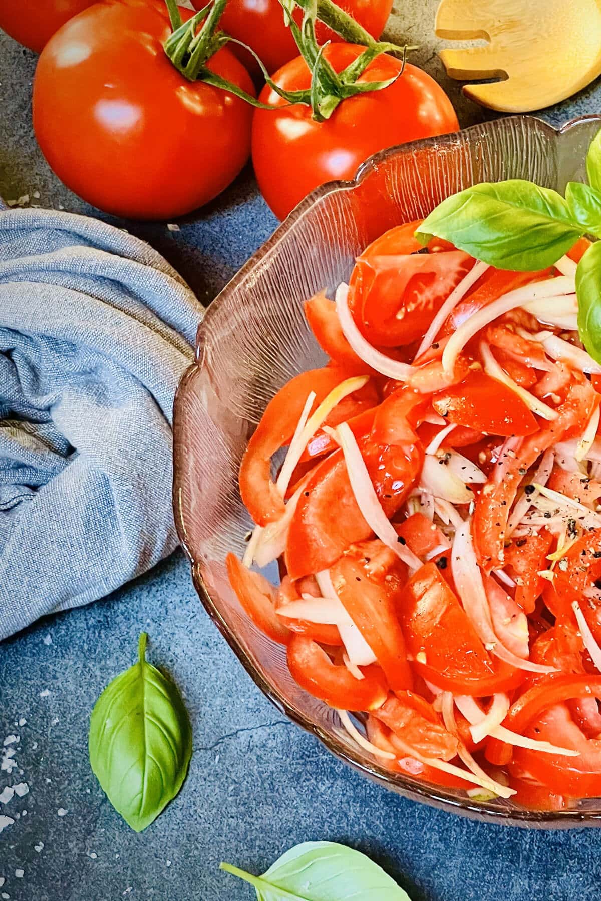perfekter tomatensalat