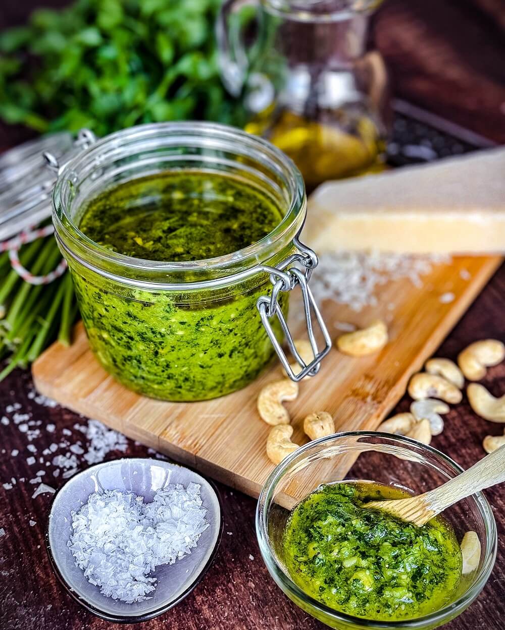 petersilienpesto selber machen