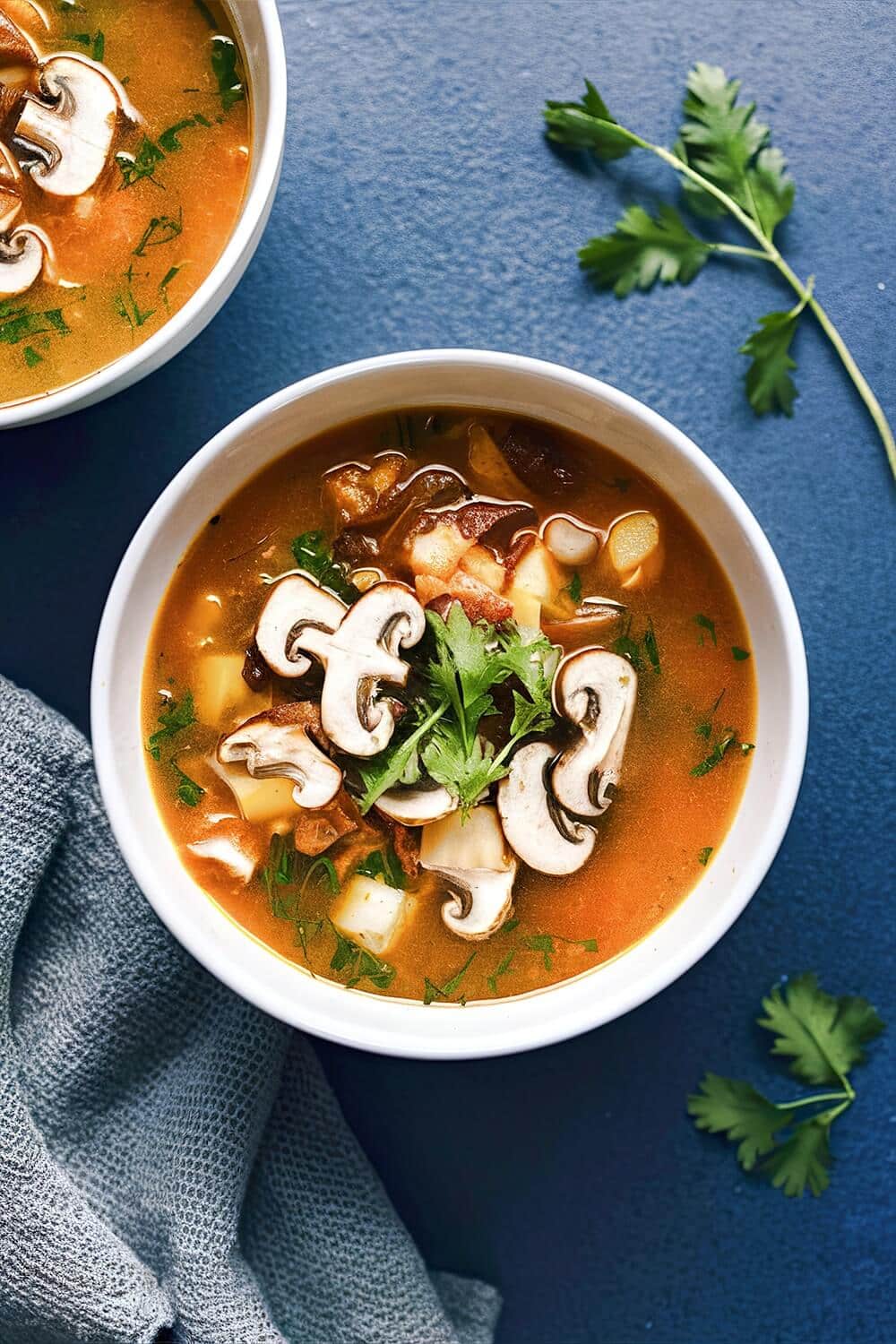 pilzsuppe aufwaermen