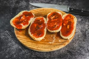 pizza baguette rezept schritt 5